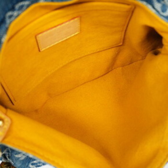 Louis Vuitton Monogram Denim Mini Pleaty Handbag - Picture 4 of 11